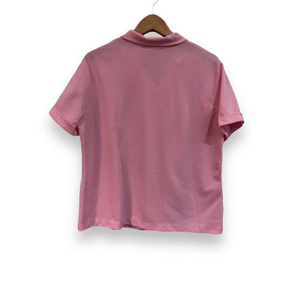 Pretty Tops Womens XL-1X Button Down Shirt Pink Pockets 1970’s - Picture 2 of 7